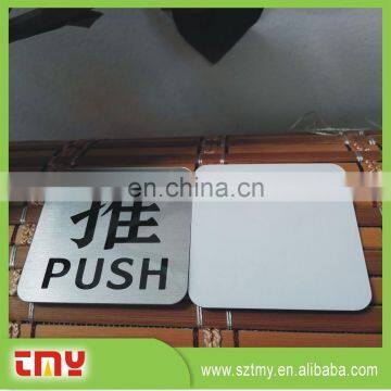 NEW! Customized Cheapest Warteroof Brushed Open Sign for Push Pull photo-2
