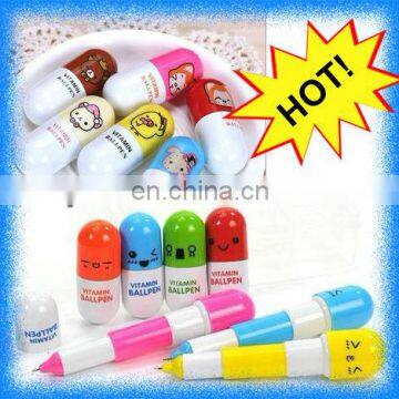 promotional capsule highlighter ballpoint ball pen