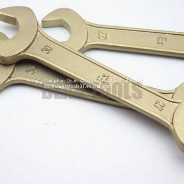 Aluminum Bronze Double Open End Wrench Sparkless Copper Alloy Forged Type High Quality photo-4