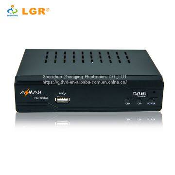 Hot sale iptv box channels DVB COMBO T2 hd digital set top box
