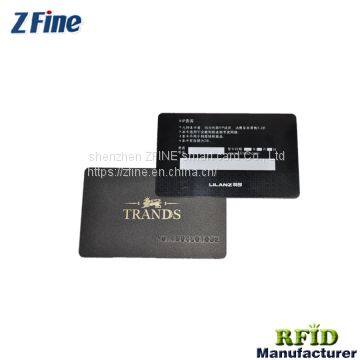 custom printing embossed number pvc card /custom shape plastic  cards