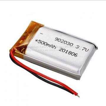 Kamcy Factory Polymer Lithium-ion Battery 3.7V 902030 500mah Rechargeable Battery