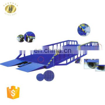 7LYQ Shandong SevenLift ce adjustable 12 ton car unloading dock ramp for sale