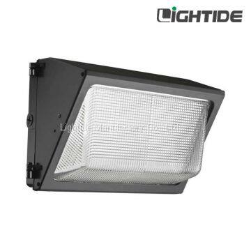 90W DLC Qualified Semi Cutoff Wall Packs LED Lights-Glass Refractor, 100-277vac, 5 yrs warranty