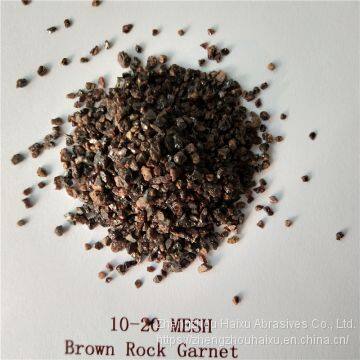 4-8 8-16 10-20 Mesh Nature Rock Almandine Garnet Sand for Water Treatment photo-2