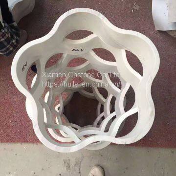 Volakas White Pedestal Sink photo-2