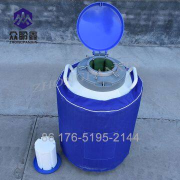 liquid nitrogen container with differen cylinder