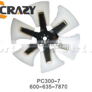 Excavator PC300-7 cooling fan 600-635-7870