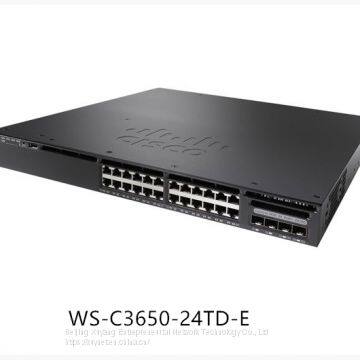 WS-C3650-24TD-E  Original New 3650 Series 24 Port Stackable Switch With IP Services