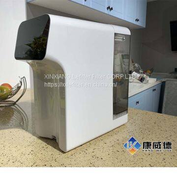 Home Desktop Heating Free Installation Straight Drink Pure Water Purifier Machine