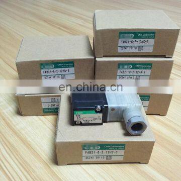 CKD solenoid valve 2 way air solenoid valve FAB21-6-2-12HS-3