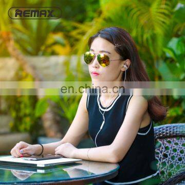 Remax RM-512 Hot Selling In-ear Mini Headphone Metallic Wired Sports Earphone With Mic