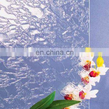 hot-selling Rocky 3/3.5/4/5/6mm may flower figured/patterned/rolled Glass