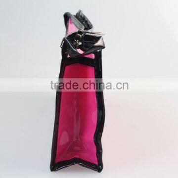 Medium Rectangle Red Rose Makeup Pouch for Cosmetic Instruments photo-5