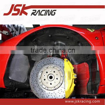 CARBON FIBER FRONT WHEEL HOUSING COVERS(4 PCS) FOR FERRARI 458 ITALIA(JSK110234)