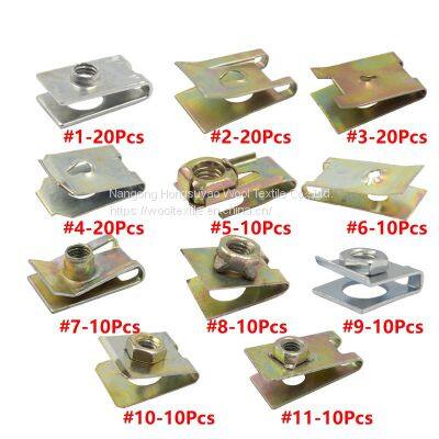 150pcs Metal Auto Body Rivet Fastener Push Clip Screw Kit Tool photo-2