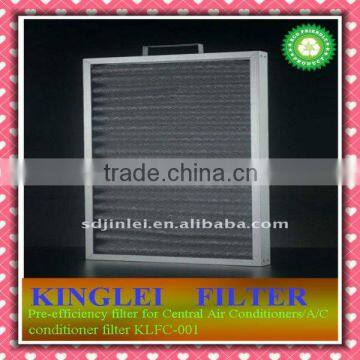 Pre-efficiency filter for Central Air Conditioners/A/C conditioner filter