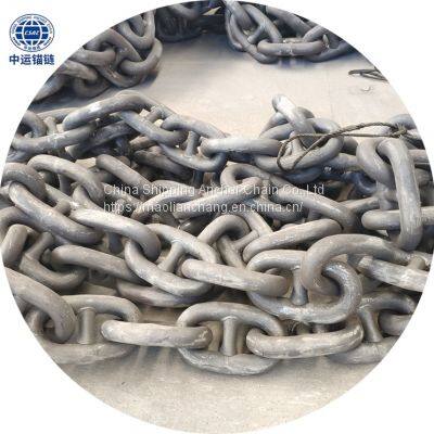 Zhoushan 78MM Stud Link Anchor Chain With NK CCS BV LR--China shipping anchor chain