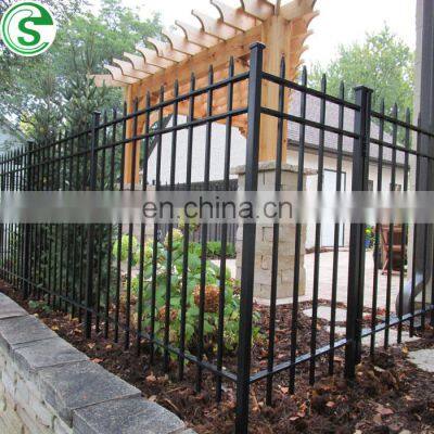 6 ft tall durable steel fence decorative garden fence security fence