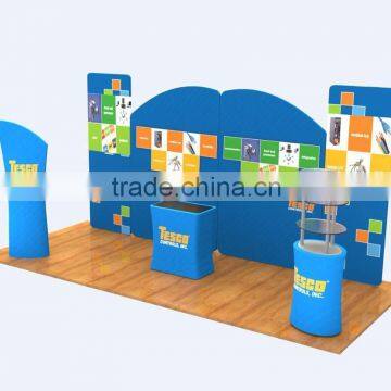 easy folding clothing displays trade show