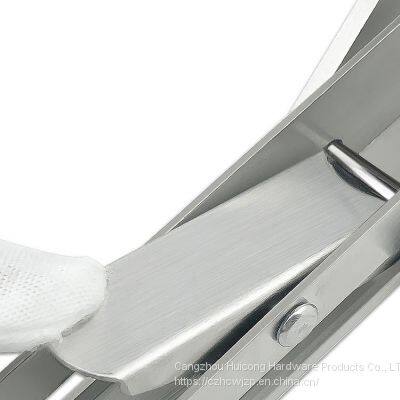 Heavy Duty Folding Table Metal Bracket Triangle Adjustable Mounting Folding Stainless Steel Shelf Bracket