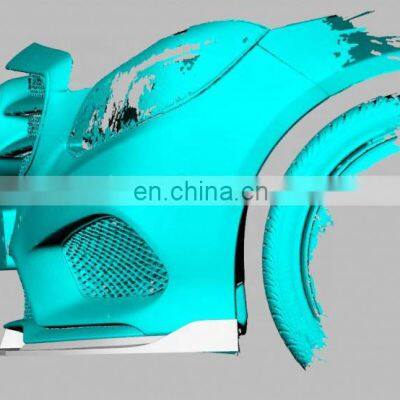 W213 E Class Carbon Fiber Front Bumper Lip for Mercedes Benz E300 E350 E400 E550 4-Door 13-15 photo-3