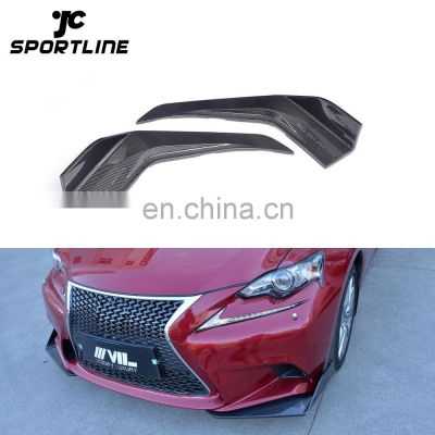 Carbon Fiber IS250 IS350 IS-F Car Bumper Front Splitter for LEXUS IS F Sport Sedan 4-Door 13-15