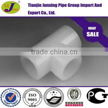 PERT Pipe fittings/ Plastic pipe fittings equal tee