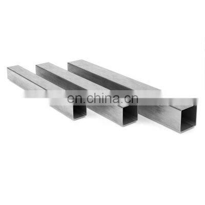 100x50x2mm 304 stainless rectangular steel tube 316 square pipe