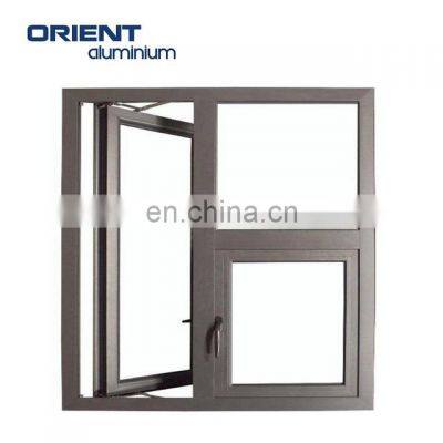 Powder Coated White/Grey Color Casement Window for Home photo-5
