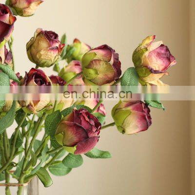 Wholesale Cheap Personalized Artificial Silk Rose Flower Decoration Wedding photo-3