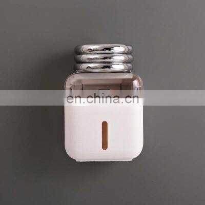 Wholesale Automatic Wall Mount Abs Luxury Bathroom Hand Tissue Roll Toilet Napkin Paper Facial Tissue Box Tissue Dispenser photo-3