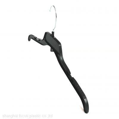 484 VICS Black Plastic Hangers With Rotating Metal Hook And Notches For Straps, Great For Shirts/Tops/Dresses photo-2