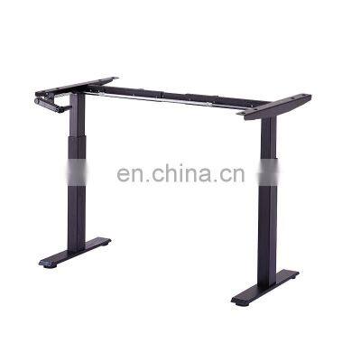 Luxury Adjustable Height High Tech Executive Electric Lift Standing Desk Frame Sit Stand up Computer Office Desk photo-4
