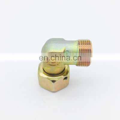 Male Elbow-KEG hydraulic weld fitting swivel hose barb fittings metric hydraulic 90 elbow with swivel nut