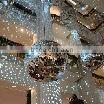 2015 shopping mall mirror ball decoration