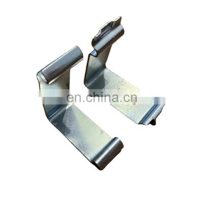 Sheet stamping fabrication Spring steel wooden box fastener Metal crate clip