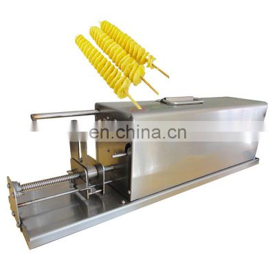 Hot Sales Hand Spiral Potato Tower Making Machine / Korean Cyclone Potato Tower Machine