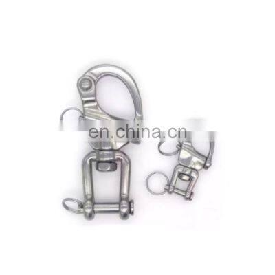 JRSGS Customized High Quality Stainless Steel Marine Grade Quick Release Diving Clips Swivel Snap Shackle Jaw Head for Sailboat photo-5
