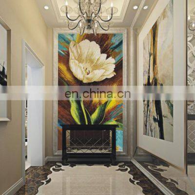 Flower Pattern Wall Tiles Mosaic Art Mural, Art Glass Mosaic Mural,rose Pattern Mural Mosaic Tile Flower Prices