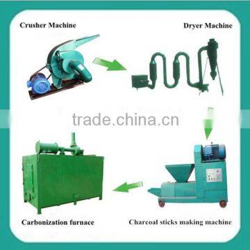 Energy saving charcoal stick making machine production line