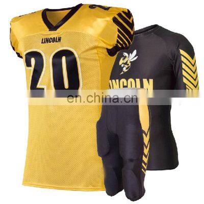 Best American Football Jersey Design Custom American Football Uniforms OEM factory professional printing fitness american