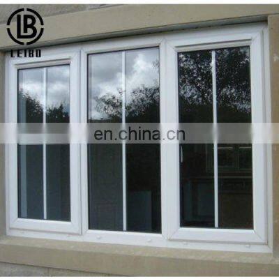 Good Quality Conch Profile White UPVC Swing Inside Casement Windows for High Building