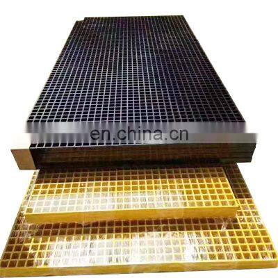 black fiberglass grating anti slip frp grating for floor