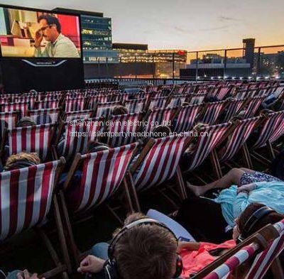 3 Channels Silent Disco Headsets Silent Party Headphones photo-5