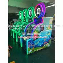 Guangdong Zhongshan Tai Le Play Children's Indoor Video Game Carnival Win Lottery Turning Turbine Lucky Draw Rocker Carp Wheel Classic Entertainment Machine photo-5