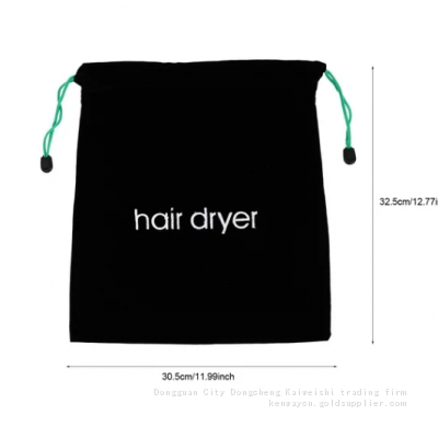 Hair Dryer Bag Hotel Room Hair Dryer Pouch Drawstring Pouch photo-3