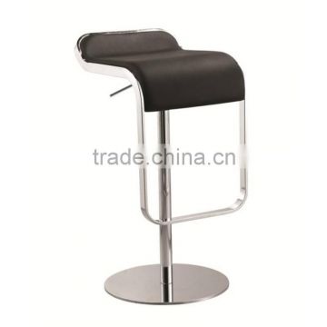 Famous design chromed metal frame Lem Bar Chair with PVC cover by Azumi replica