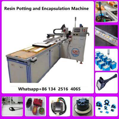 Automatic 2 Component 2 Part AB Silicone Epoxy Urethane Resin Meter-Mix Dispensing Machine Robot