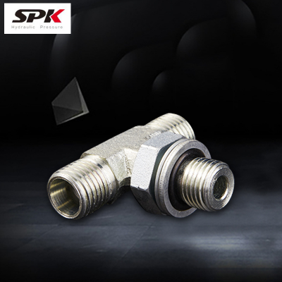 Stainless Steel - High-Pressure Hydraulic Tubing Compression Fitting Universal Union (ACGC), Swivel Joint, Hydraulic Tee Pipe Fitting